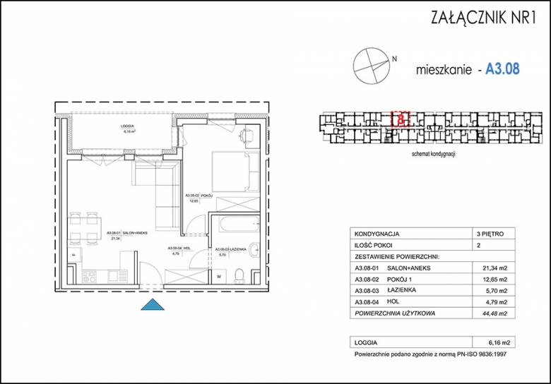 Mieszkanie A3.08